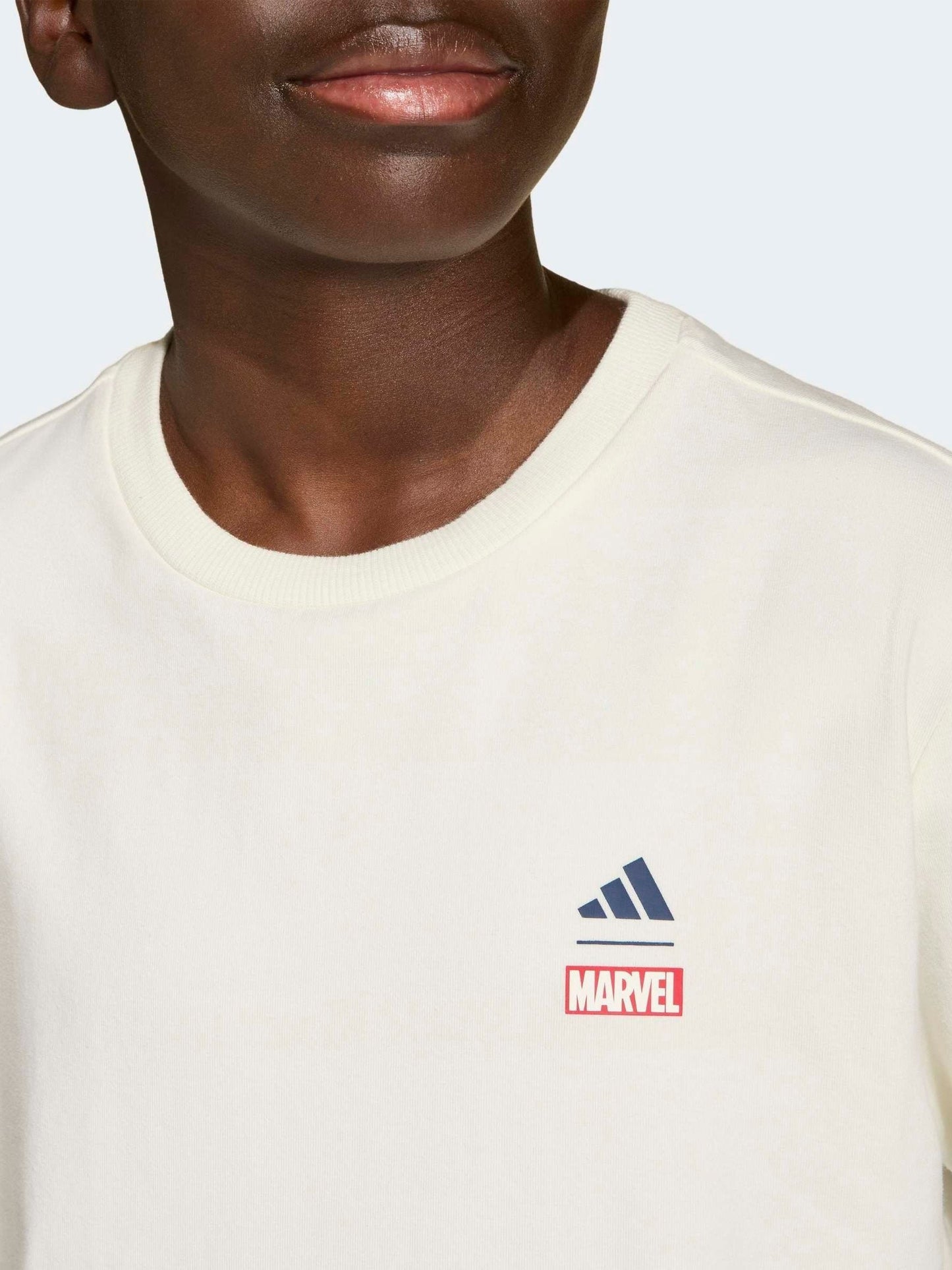 Dsiney Kidz - adidas White Marvel Spider-Man Graphic T-Shirt image 4