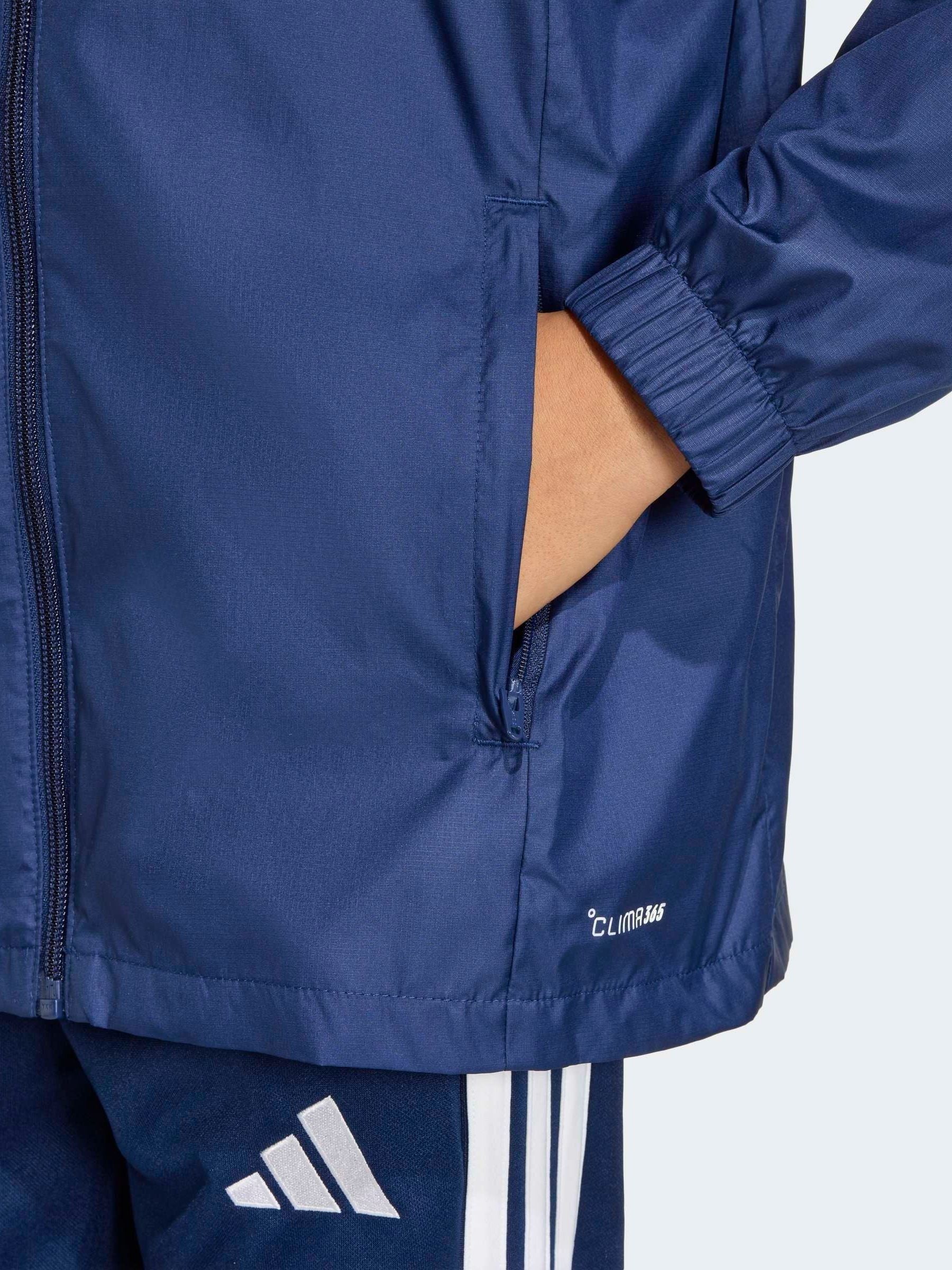 Dsiney Kidz - adidas Blue Tiro 26 Windbreaker Jacket image 5