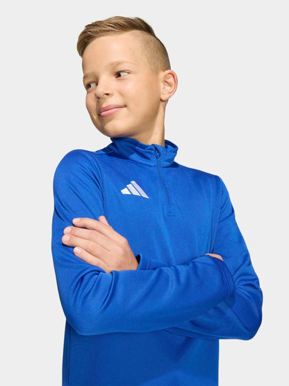 Dsiney Kidz - adidas Blue Entrada 26 Quarter Zip Training Top image 5