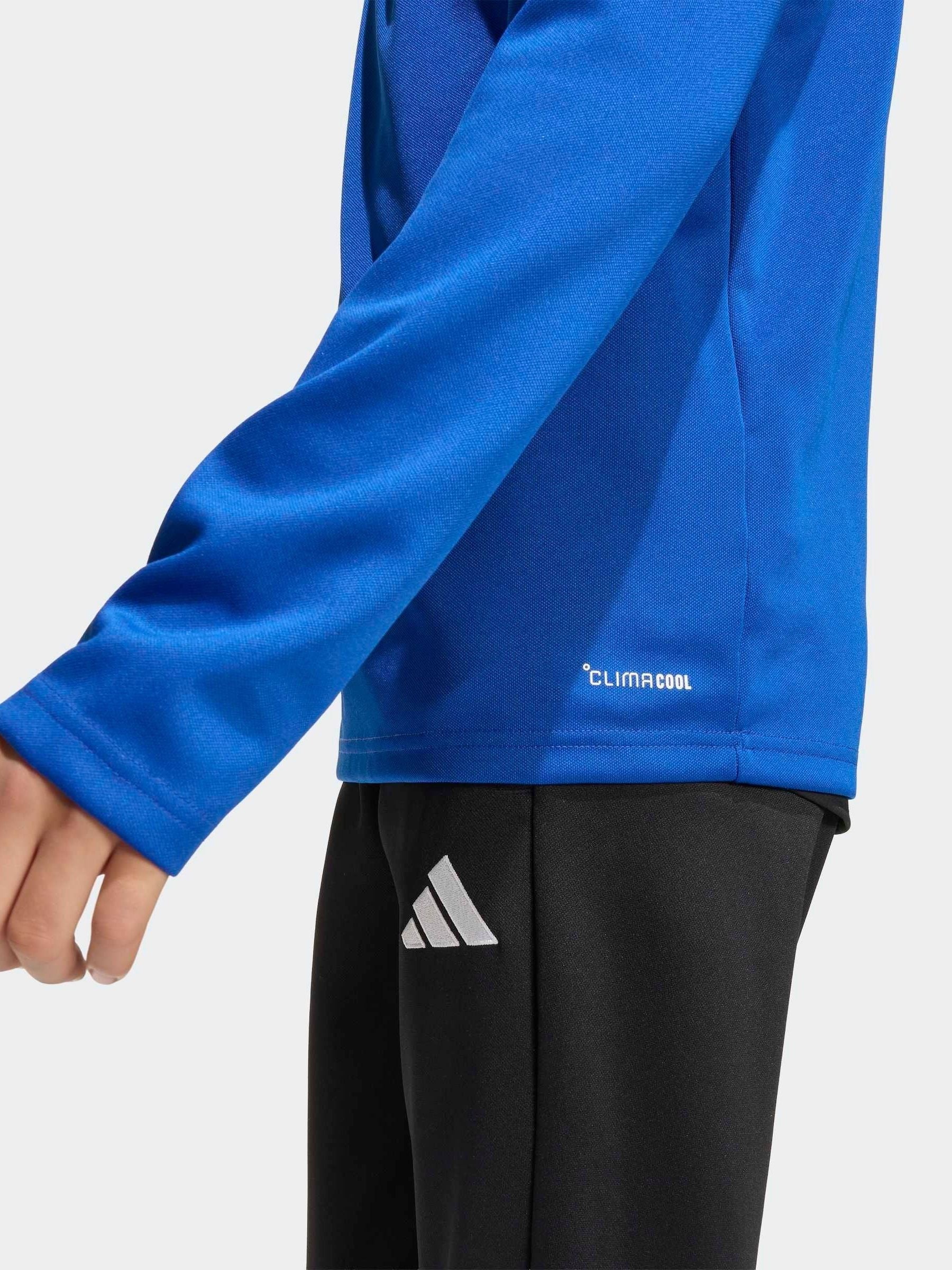 Dsiney Kidz - adidas Blue Entrada 26 Quarter Zip Training Top image 6