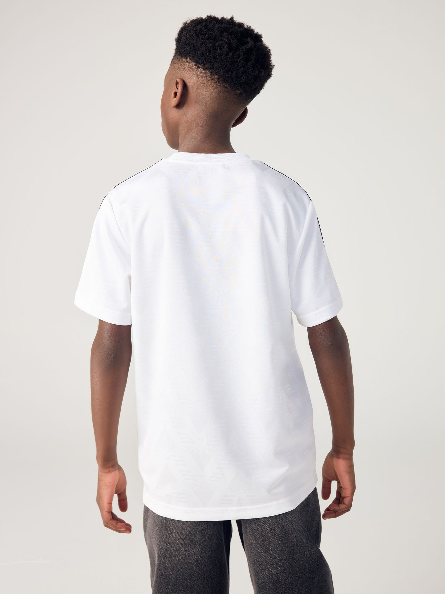 Dsiney Kidz - adidas Originals White Minecraft Jaqard T-Shirt Jersey image 3