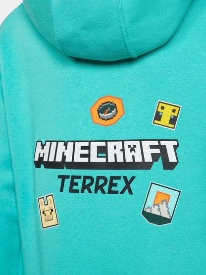 Dsiney Kidz - adidas Green Minecraft Terrex Hoodie image 3