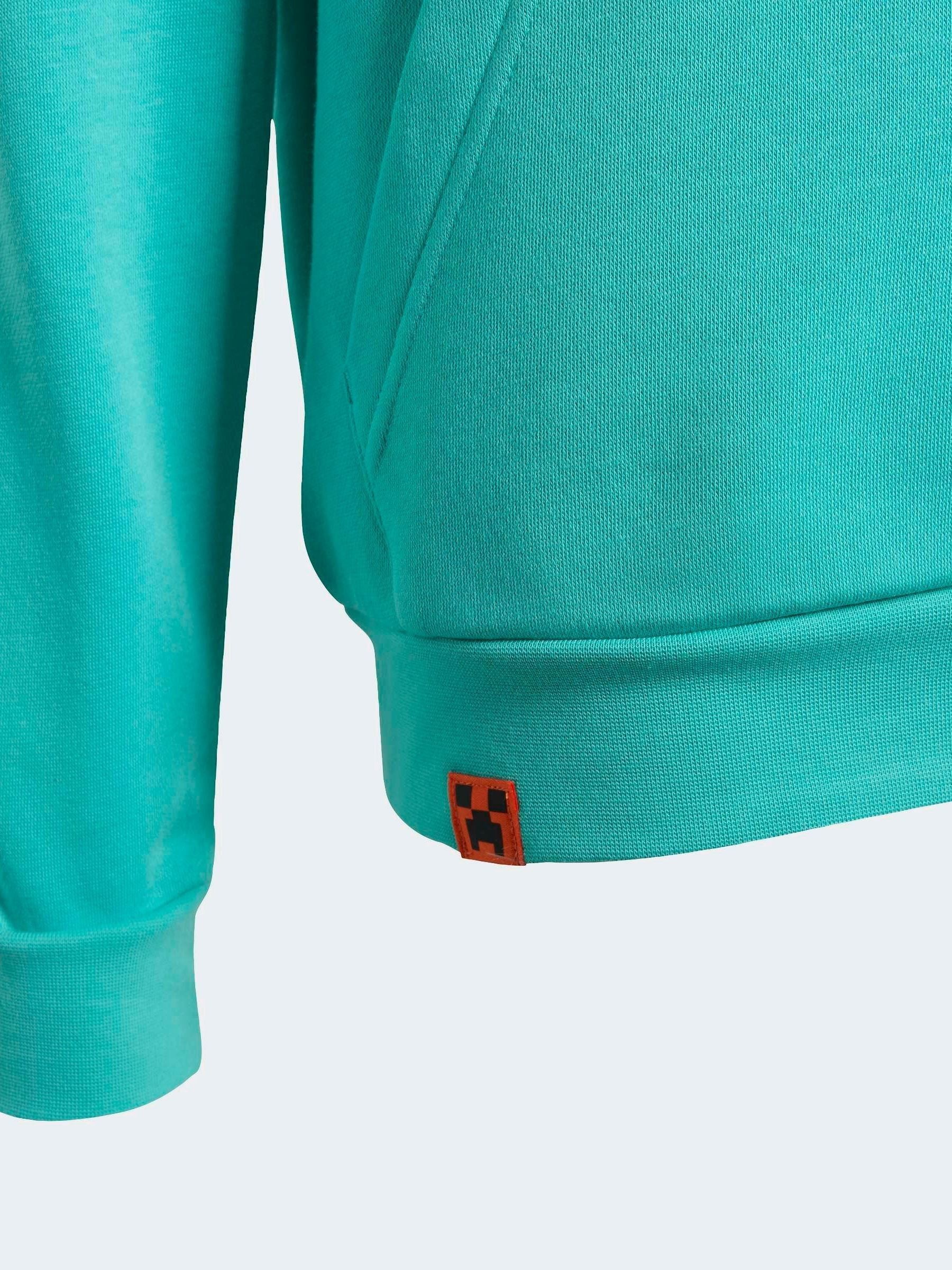 Dsiney Kidz - adidas Green Minecraft Terrex Hoodie image 4