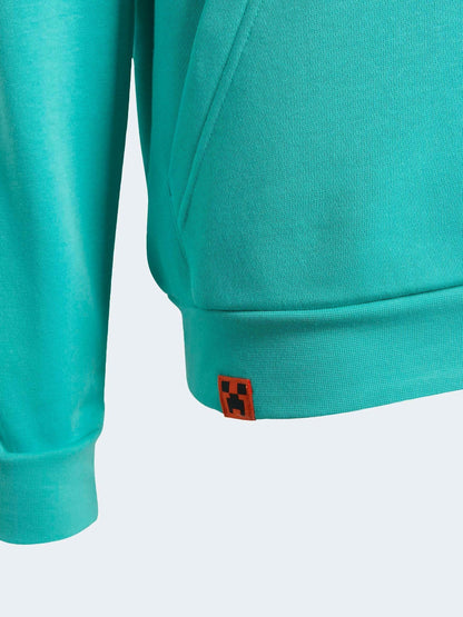 Dsiney Kidz - adidas Green Minecraft Terrex Hoodie image 4