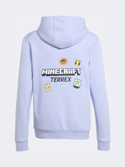 Dsiney Kidz - adidas Purple Minecraft Terrex Hoodie image 5