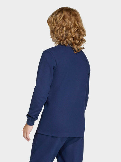 Dsiney Kidz - adidas Originals Blue Waffle Long Sleeved Top image 2
