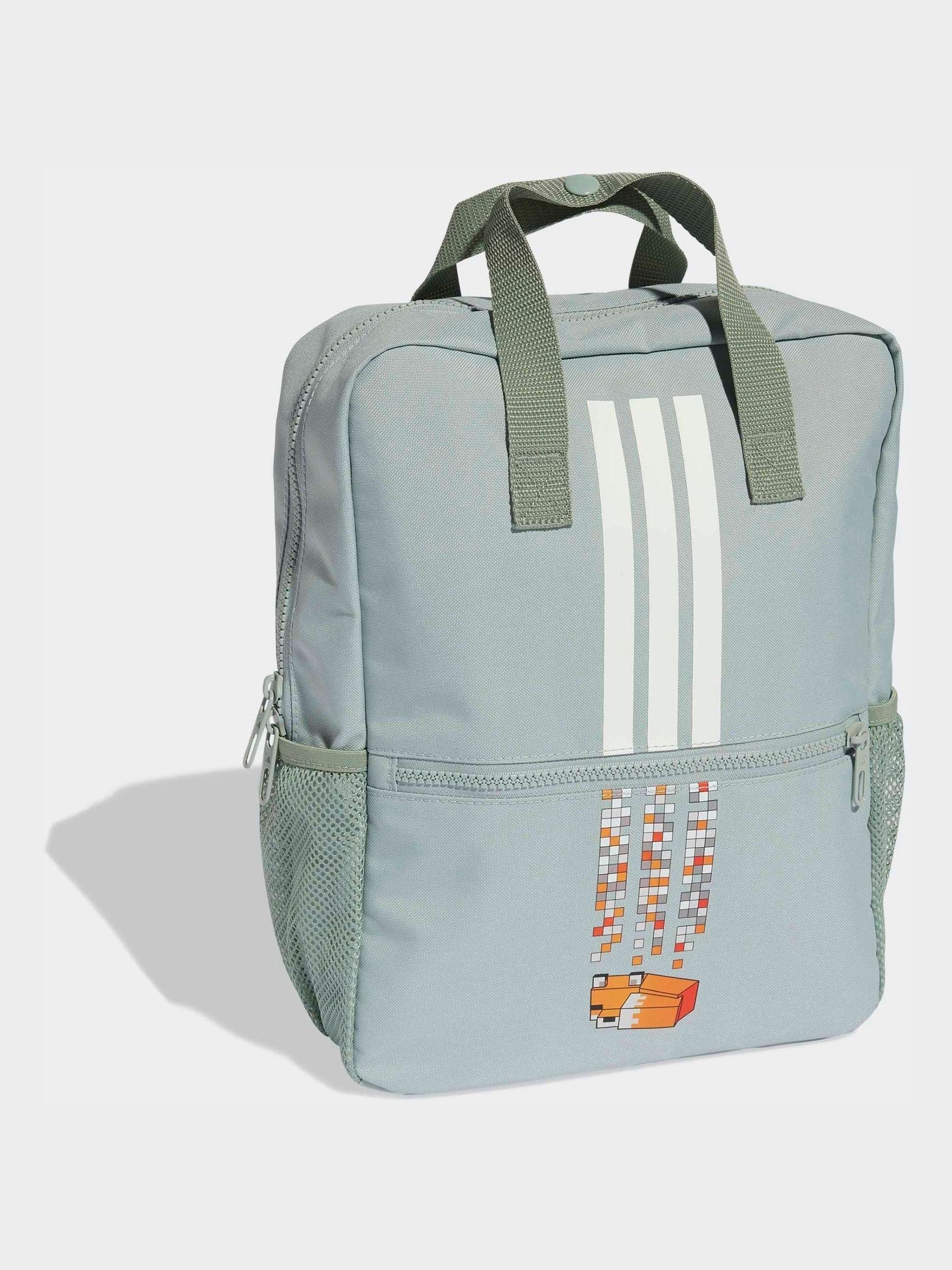 adidas Green Little Kids Minecraft Backpack image 1