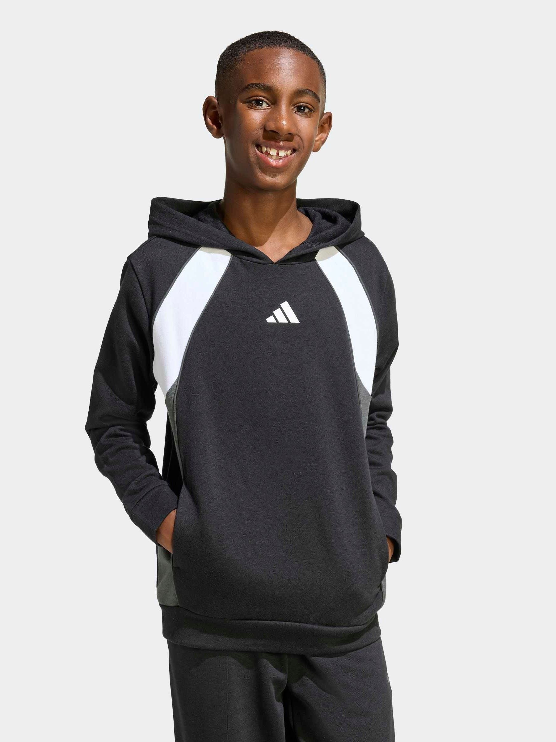 Dsiney Kidz - adidas Black Colour Block Hoodie image 1