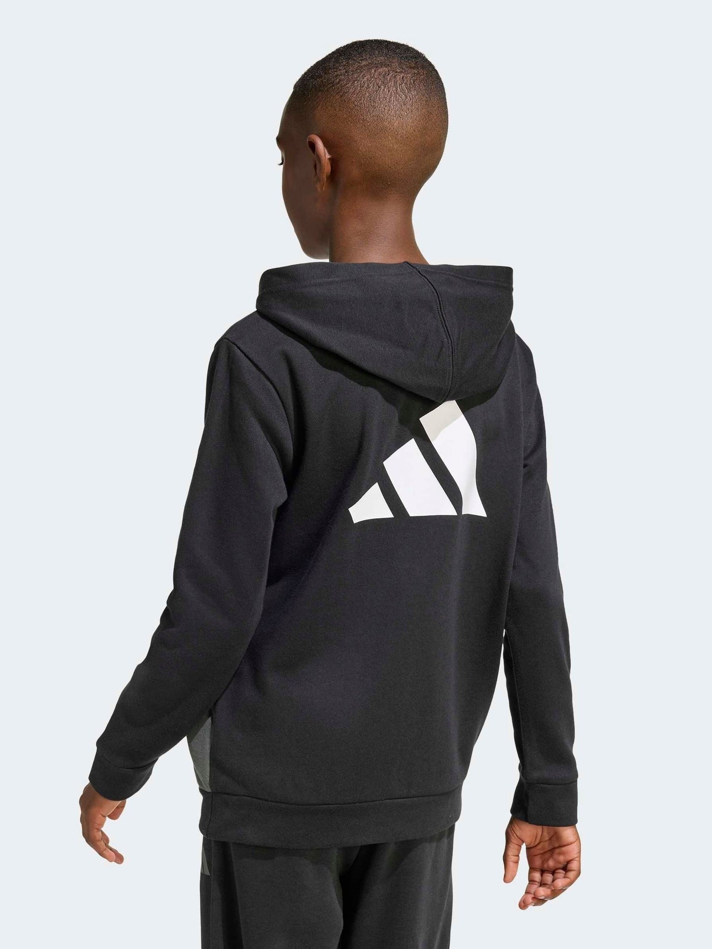 Dsiney Kidz - adidas Black Colour Block Hoodie image 2