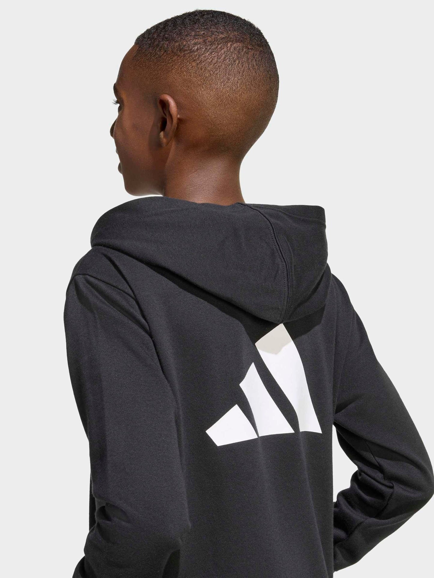 Dsiney Kidz - adidas Black Colour Block Hoodie image 5