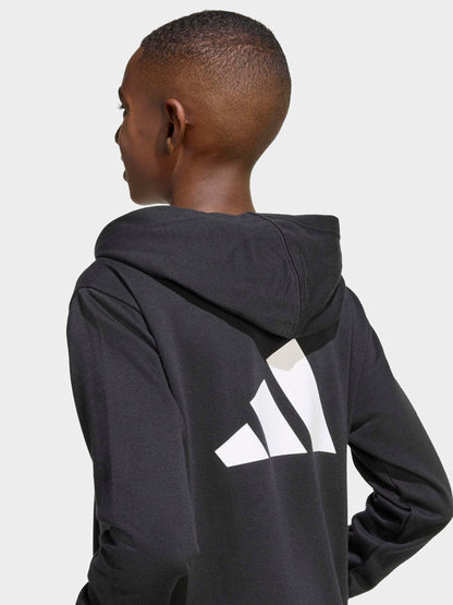 Dsiney Kidz - adidas Black Colour Block Hoodie image 5