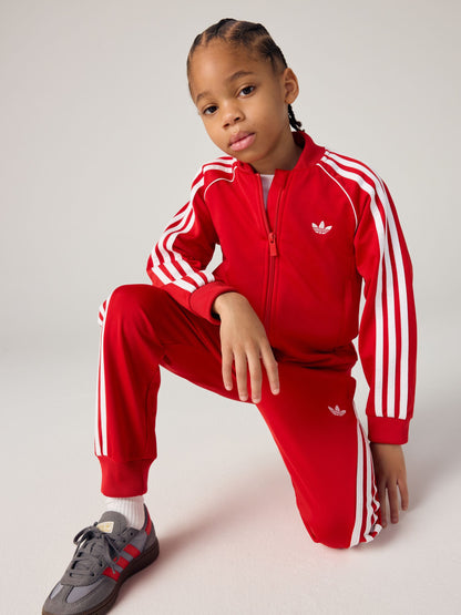 adidas Originals Red SST Little Kids Tracksuit image 3