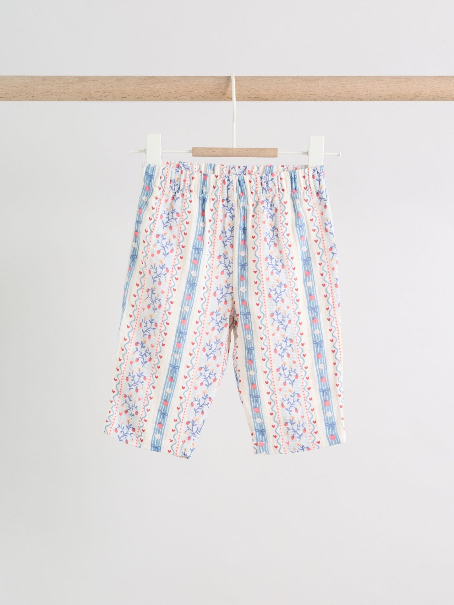White Strawberry Baby Woven Top and Trousers Set 2 Piece (0mths-2yrs) image 7