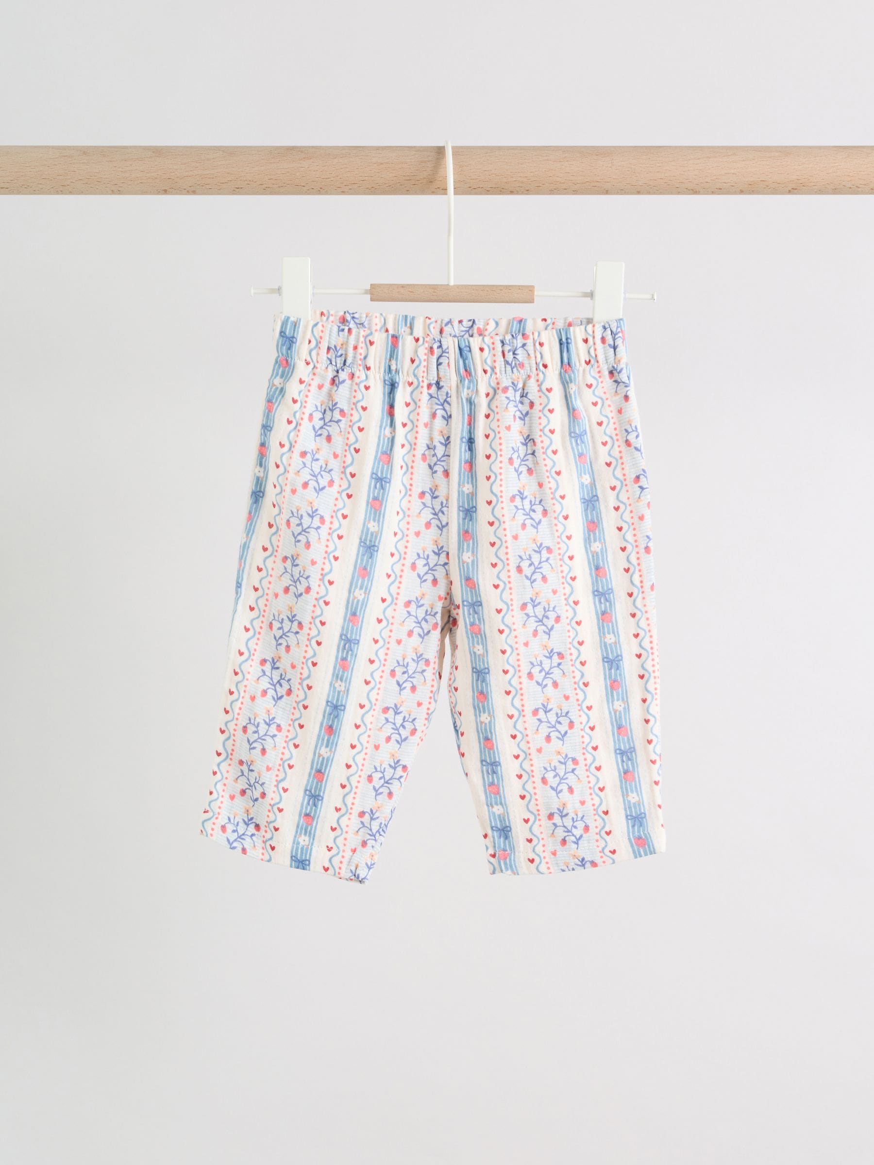 White Strawberry Baby Woven Top and Trousers Set 2 Piece (0mths-2yrs) image 7