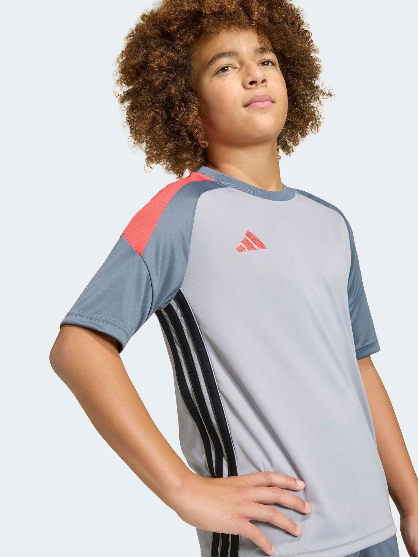 Dsiney Kidz - adidas Grey Tiro 26 Essentials T-Shirt image 5
