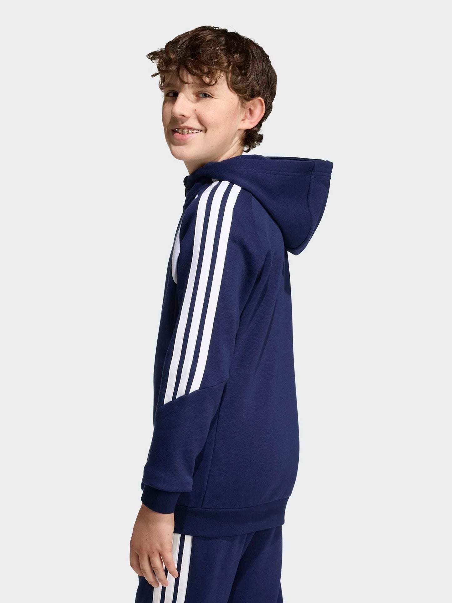 Dsiney Kidz - adidas Blue Tiro 26 League Zip Fleece Hoodie image 2