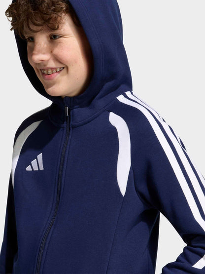 Dsiney Kidz - adidas Blue Tiro 26 League Zip Fleece Hoodie image 5