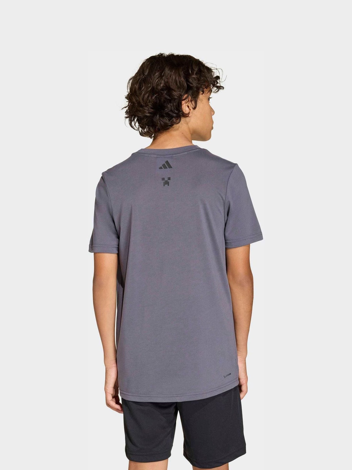 Dsiney Kidz - adidas Grey Minecraft Training Climacool T-Shirt image 3
