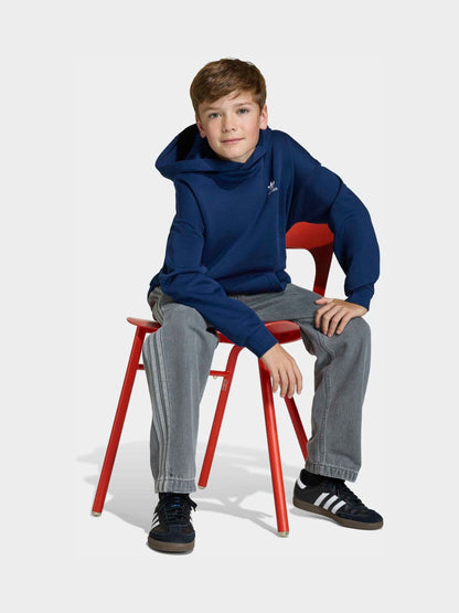 Dsiney Kidz - adidas Originals Blue Loose Fleece Hoodie image 1