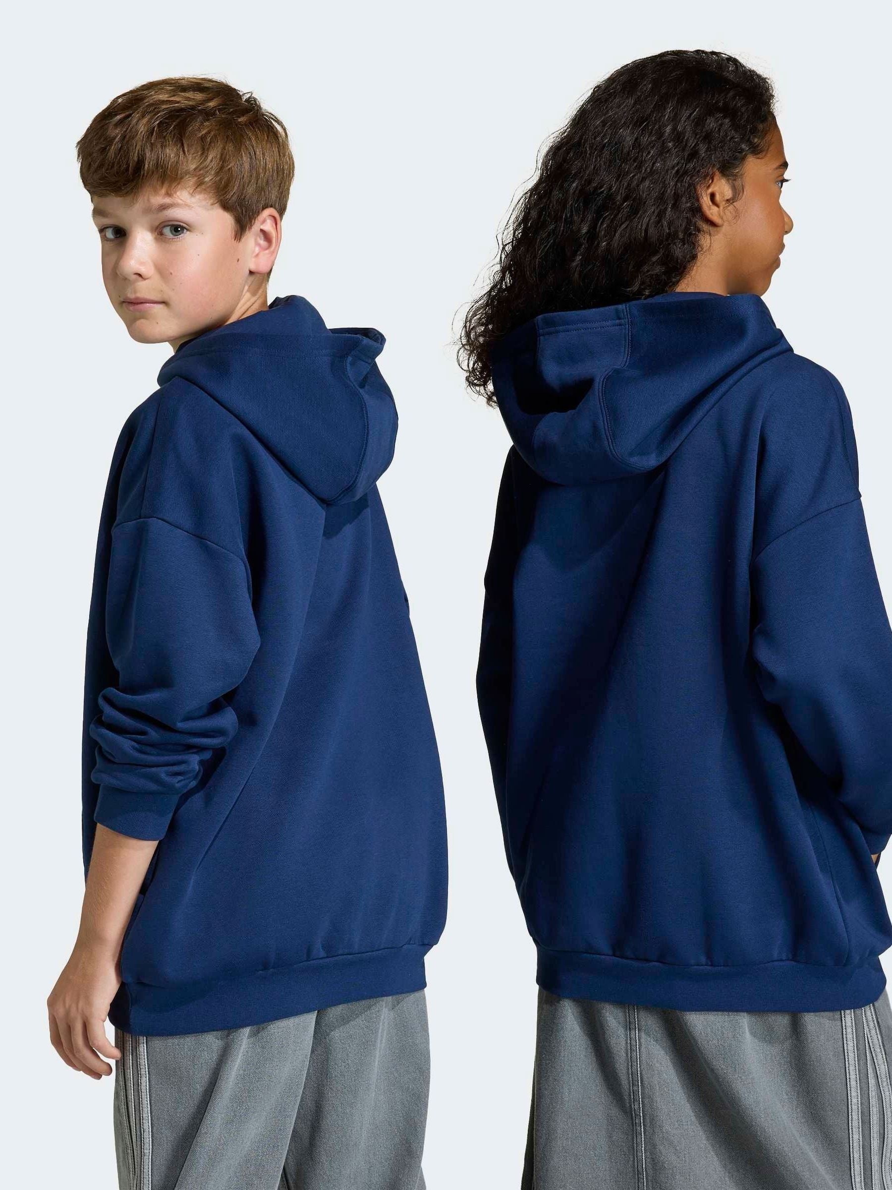 Dsiney Kidz - adidas Originals Blue Loose Fleece Hoodie image 2
