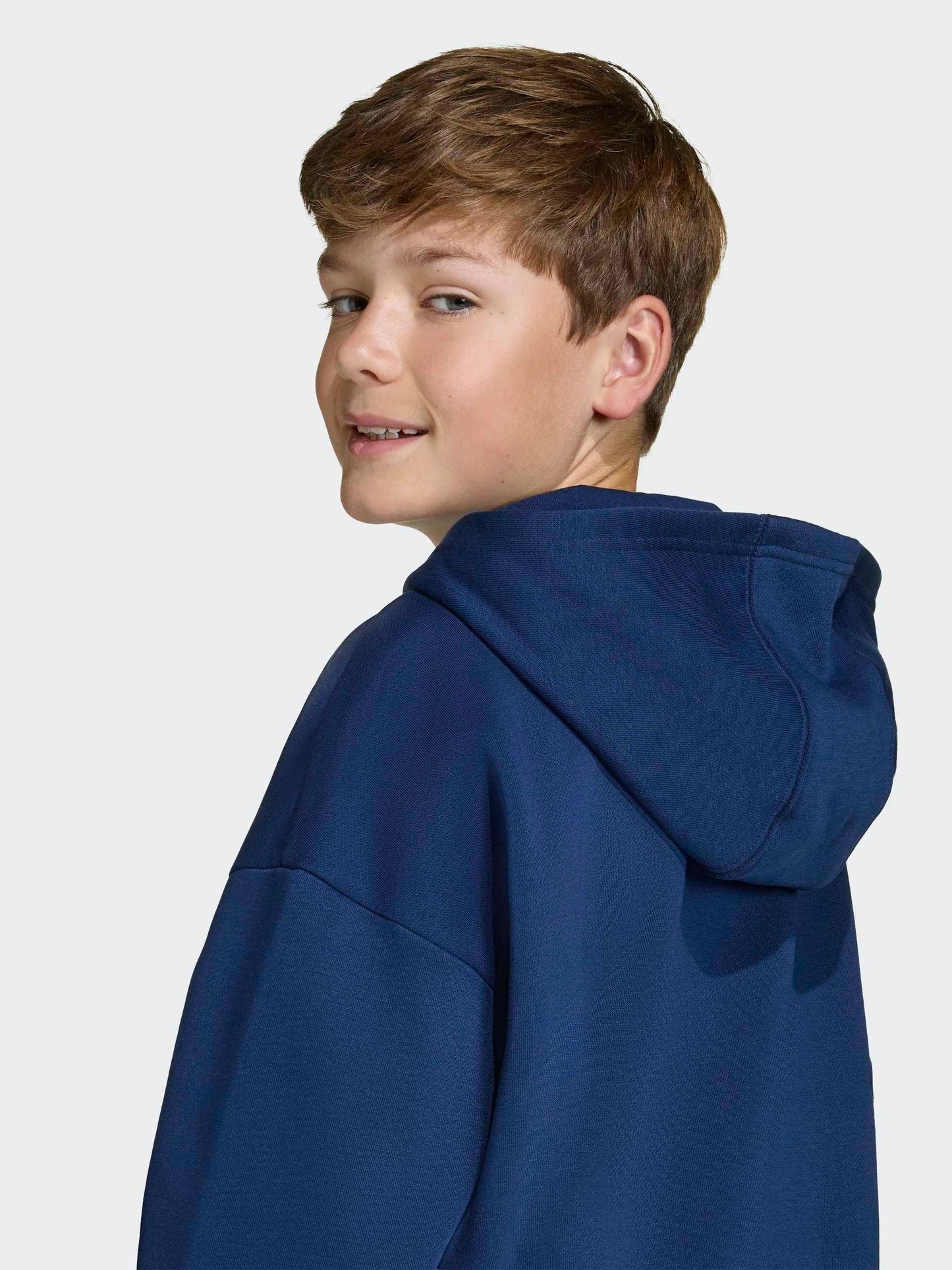 Dsiney Kidz - adidas Originals Blue Loose Fleece Hoodie image 4