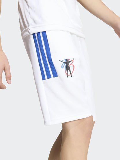 Dsiney Kidz - adidas White Jude Bellingham Training Shorts image 5