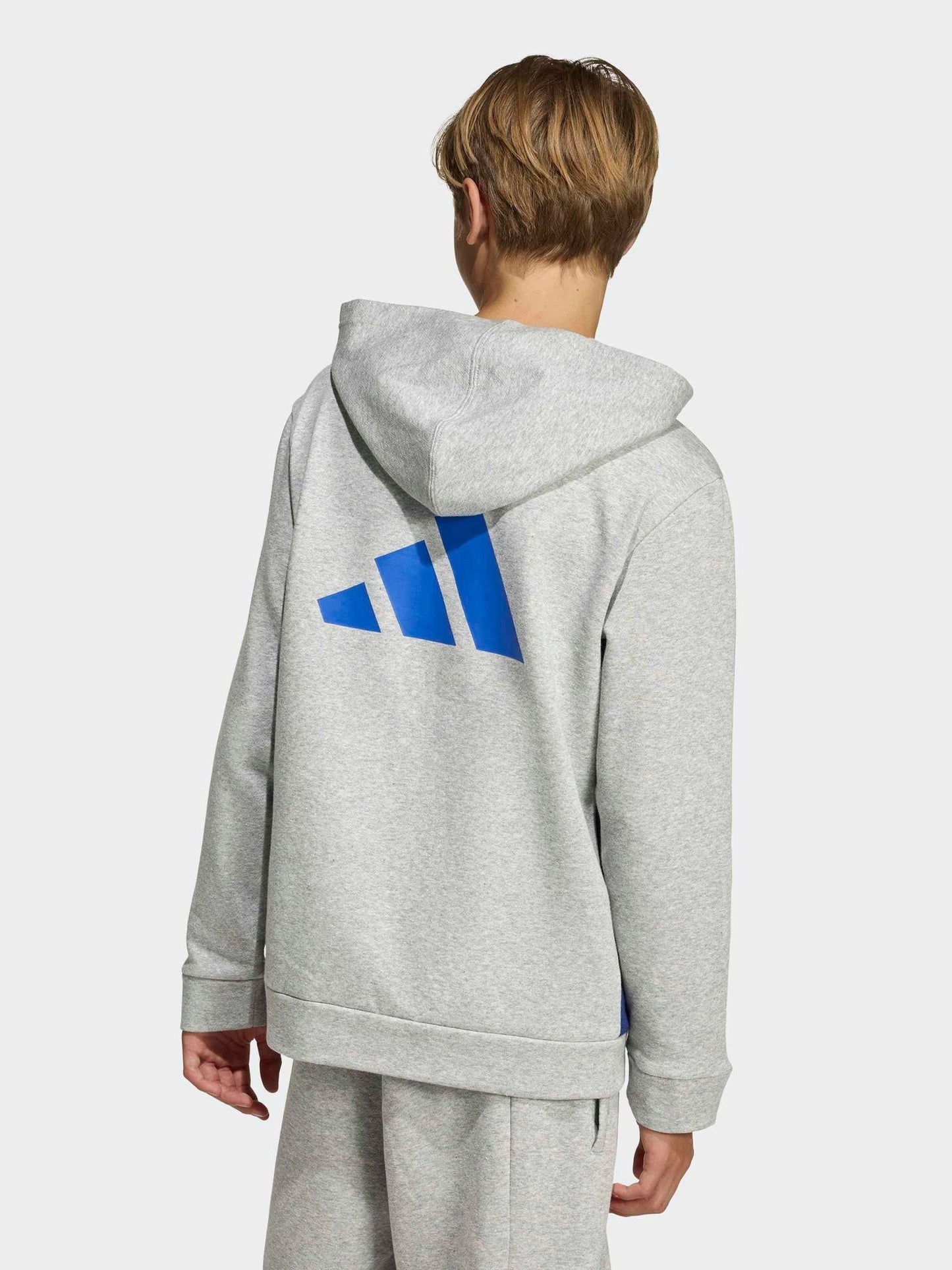 Dsiney Kidz - adidas Grey Colour Block Hoodie image 2