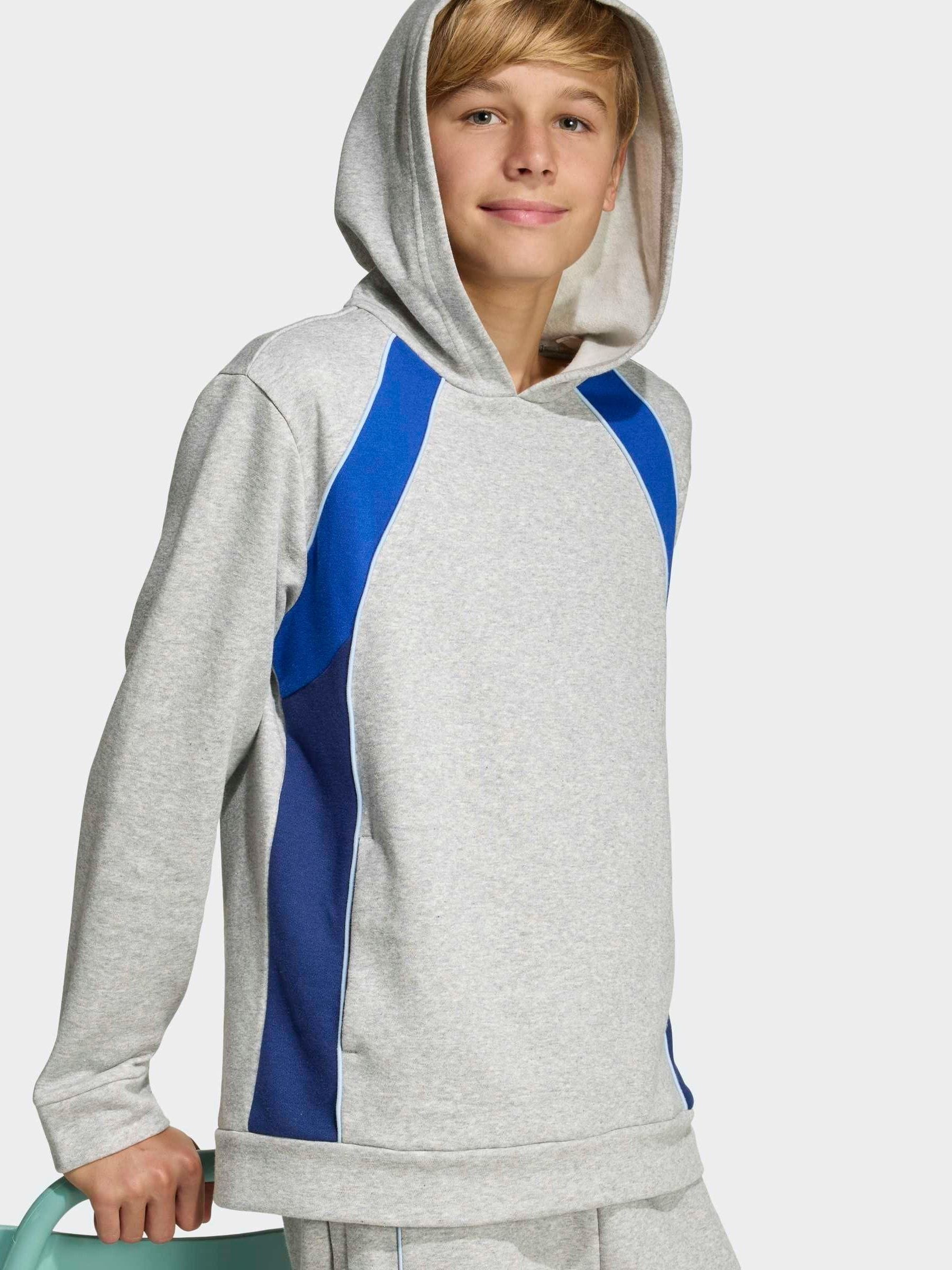 Dsiney Kidz - adidas Grey Colour Block Hoodie image 4