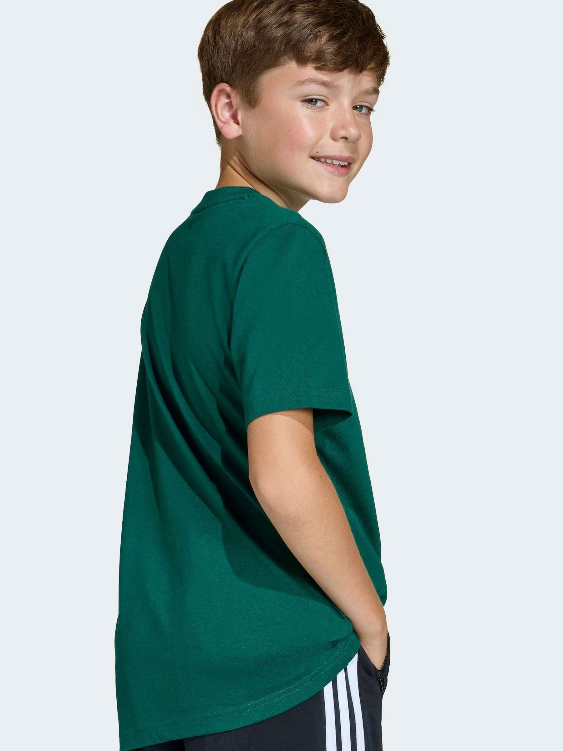 Dsiney Kidz - adidas Originals Dark Green T-Shirt image 5