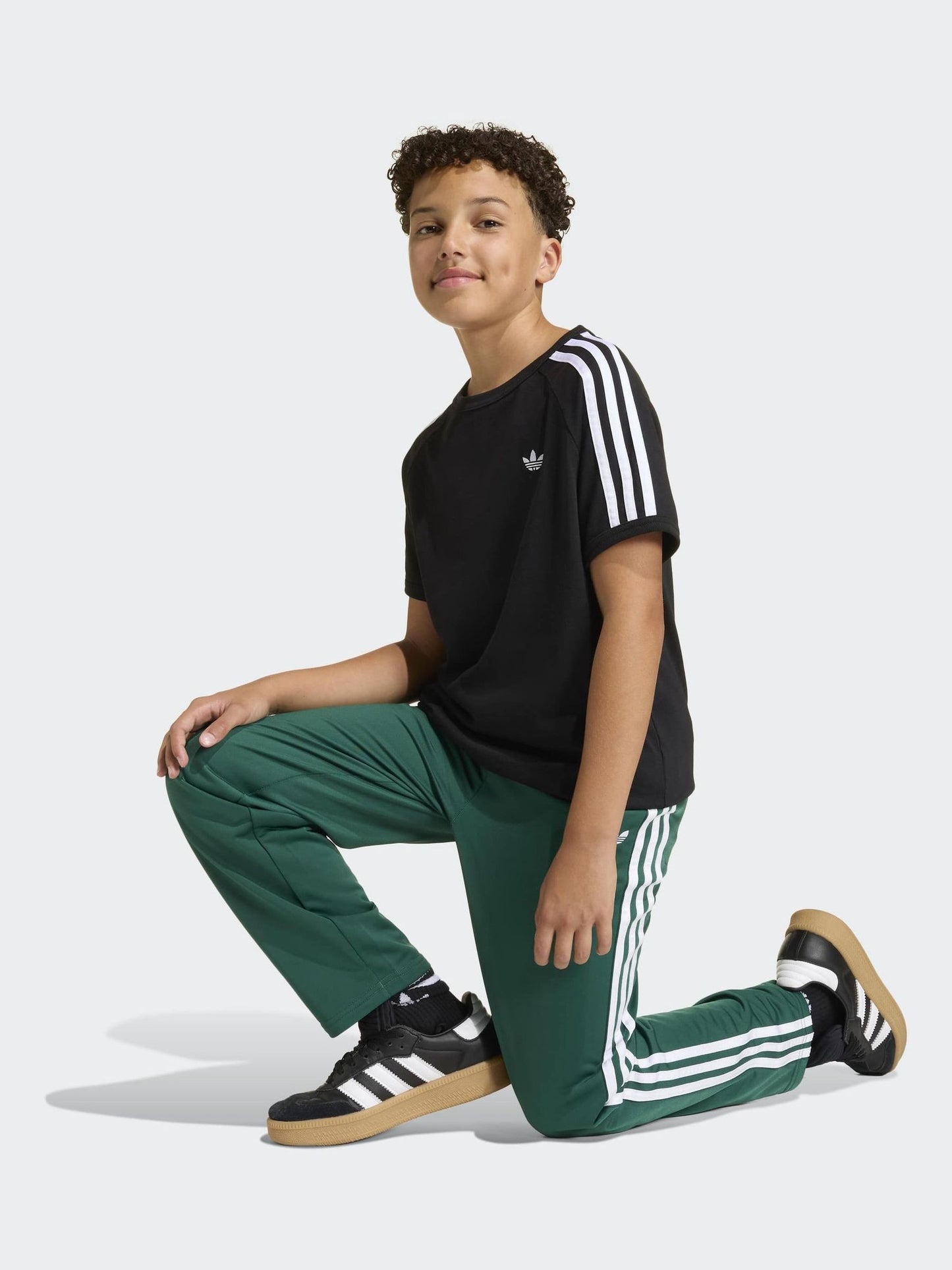 Dsiney Kidz - adidas Originals Black 3 Stripes T-Shirt image 3