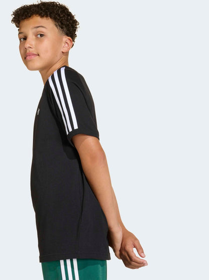 Dsiney Kidz - adidas Originals Black 3 Stripes T-Shirt image 5
