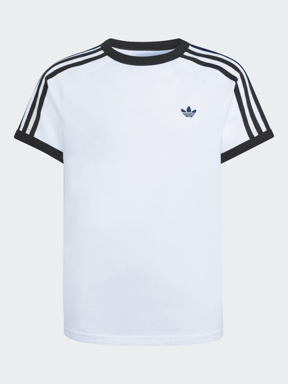 Dsiney Kidz - adidas Originals White 3 Stripes T-Shirt image 1