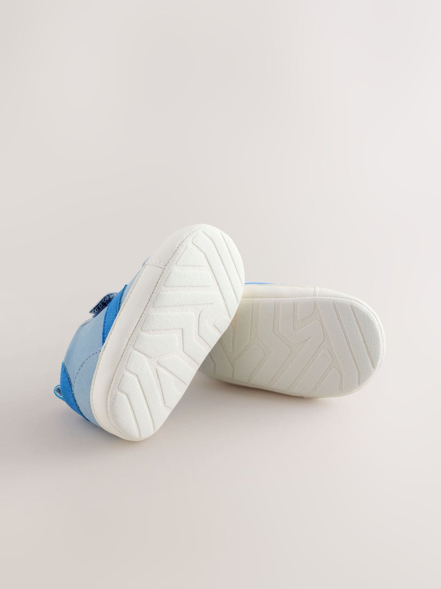 Blue Touch Fastening Baby Trainers (0-2mths) image 5