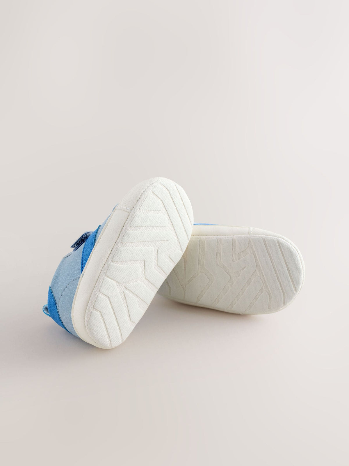 Blue Touch Fastening Baby Trainers (0-2mths) image 5