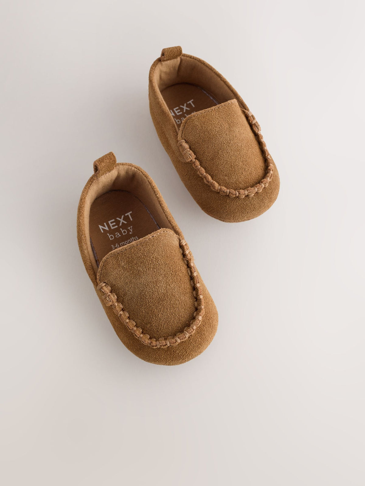 Dsiney Kidz - Tan Brown Suede Shoes (0-2mths) image 3