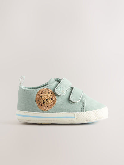 Green Safari Touch Fastening Baby Trainers (0-2mths) image 3
