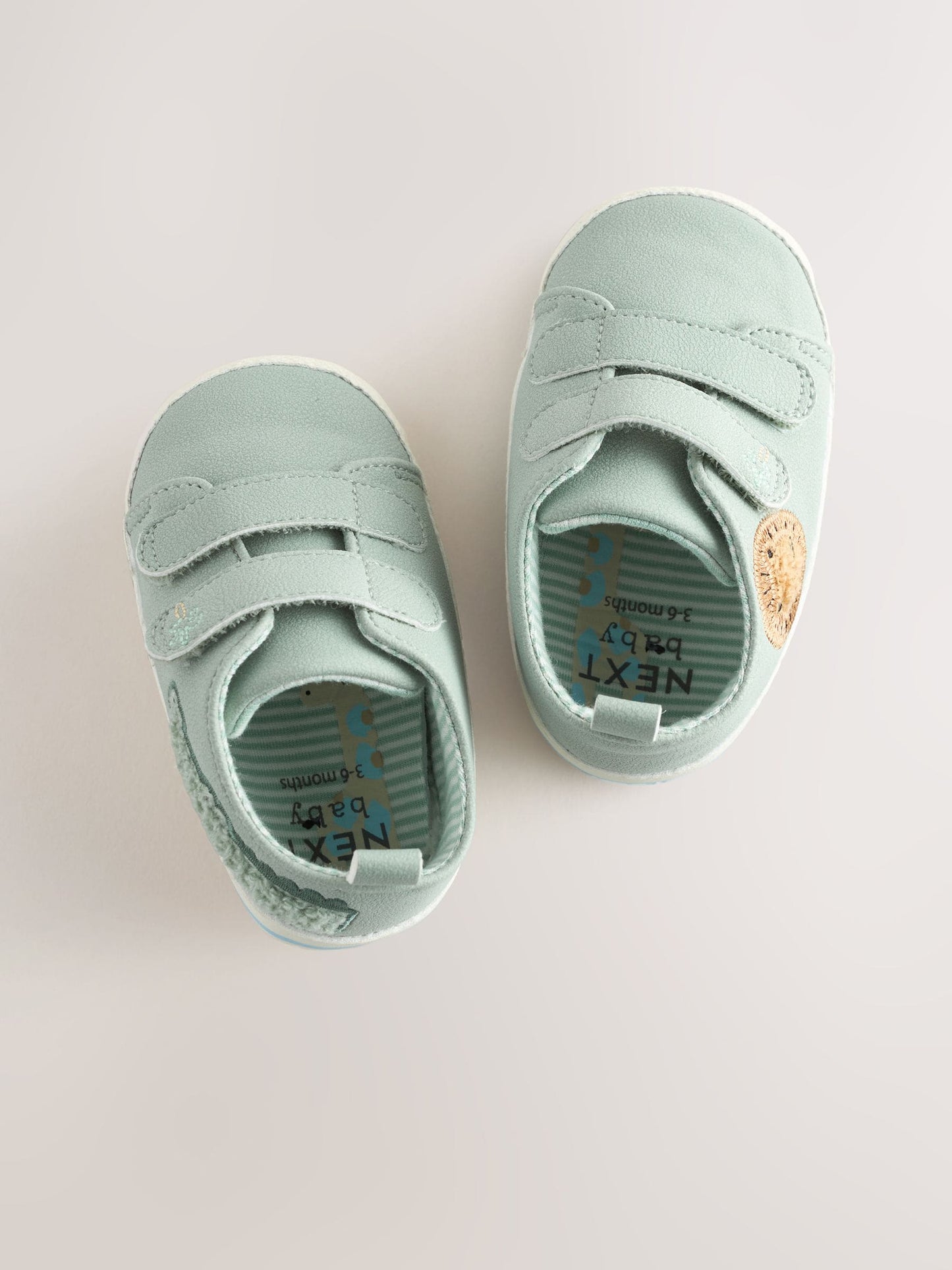 Green Safari Touch Fastening Baby Trainers (0-2mths) image 4