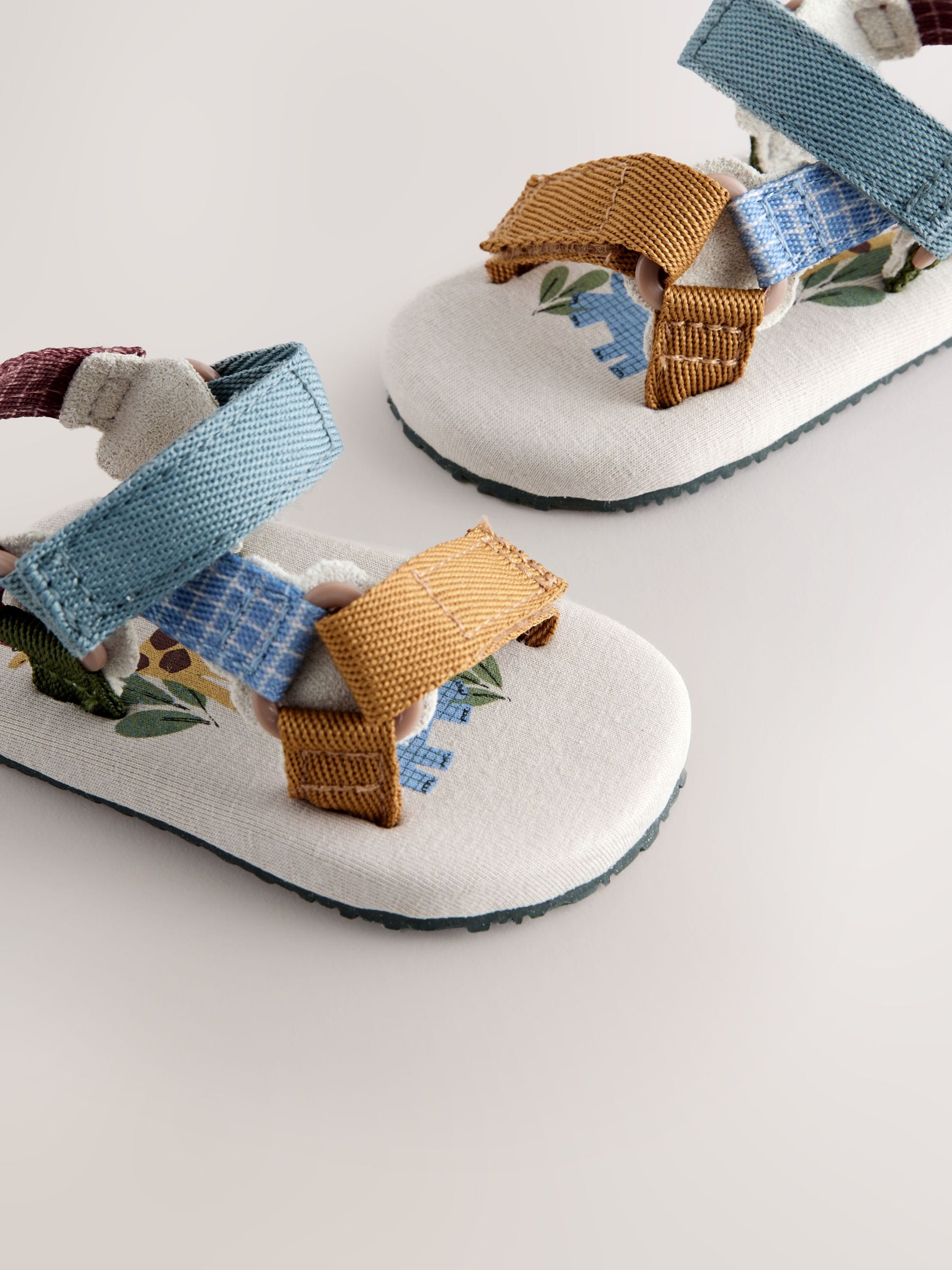 Neutral Safari Baby Trekker Sandals (0-2mths) image 5