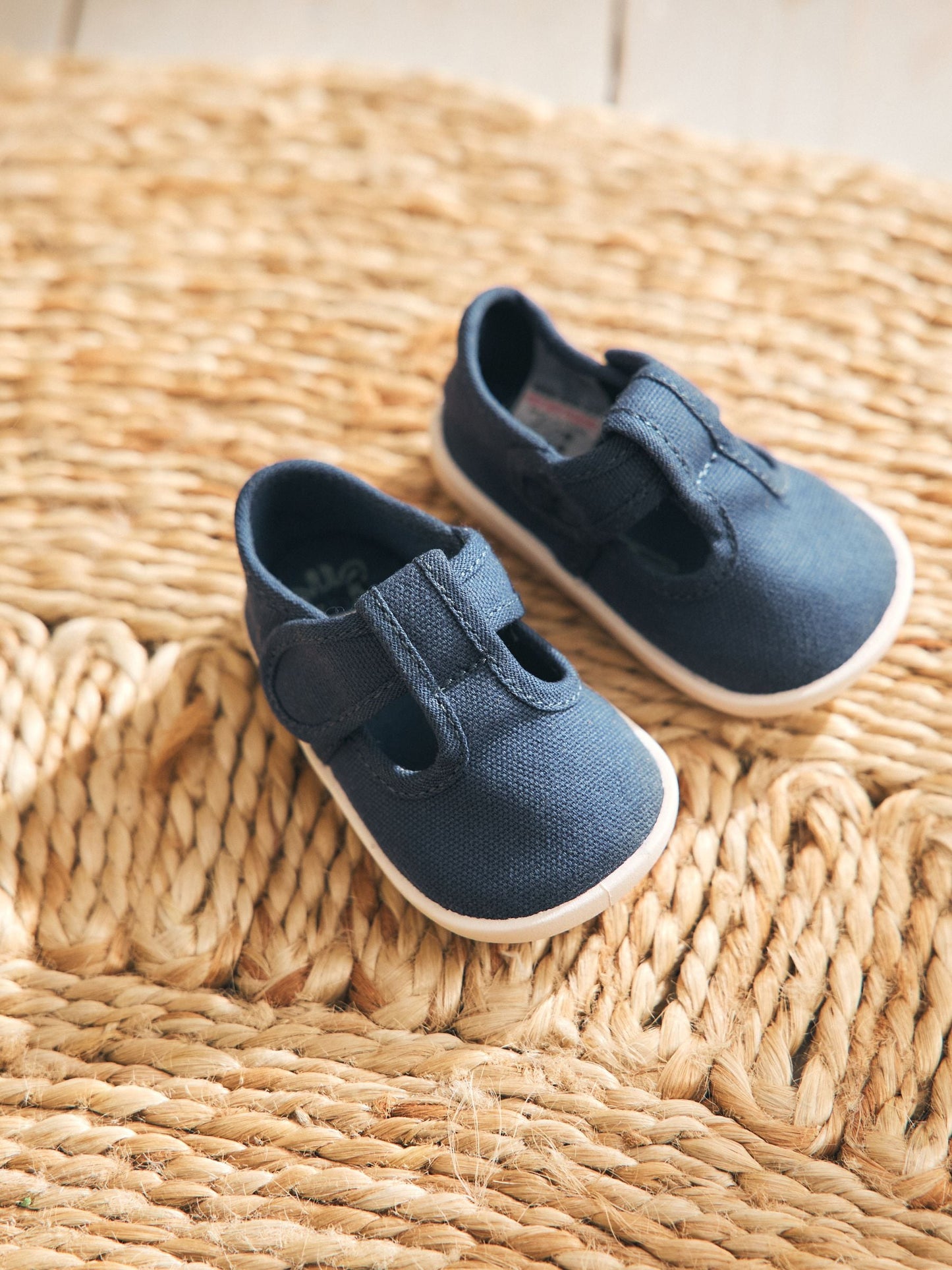 Navy Crawler T-Bar Baby Shoes (0-2mths) image 4