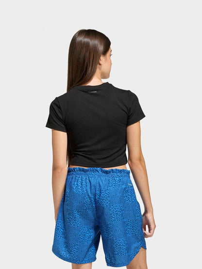 Dsiney Kidz - adidas Black Soft Touch Baby Crop T-Shirt image 3