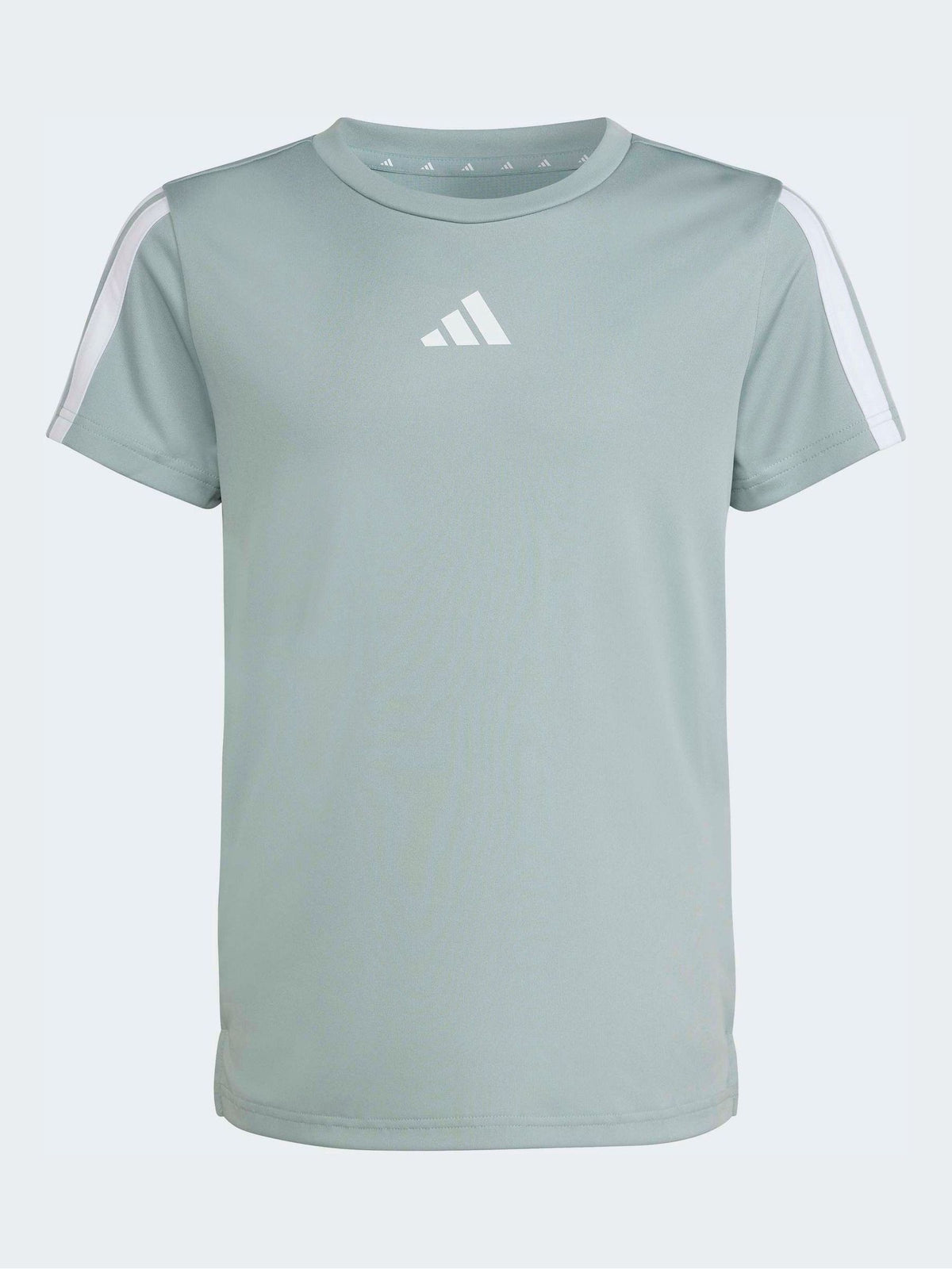 Dsiney Kidz - adidas Light Green Training Essentials 3-Stripes Kids T-Shirt image 6