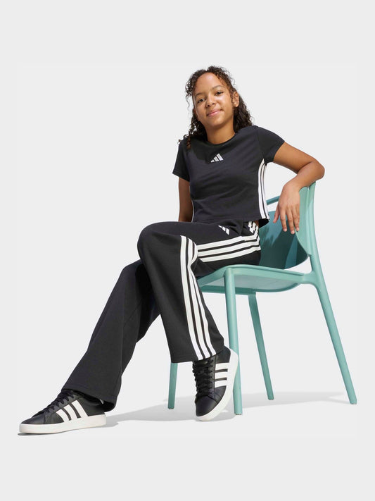 Dsiney Kidz - adidas Black 3-Stripes Essentials Baby T-Shirt image 2