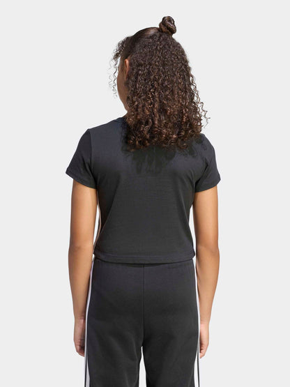 Dsiney Kidz - adidas Black 3-Stripes Essentials Baby T-Shirt image 3