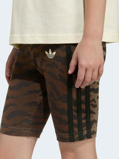 Dsiney Kidz - adidas Originals Brown Animal Top and Cycling Shorts Little Kids Set image 5