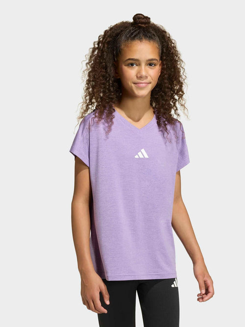 Dsiney Kidz - adidas Purple V-Neck Climacool T-Shirt image 1
