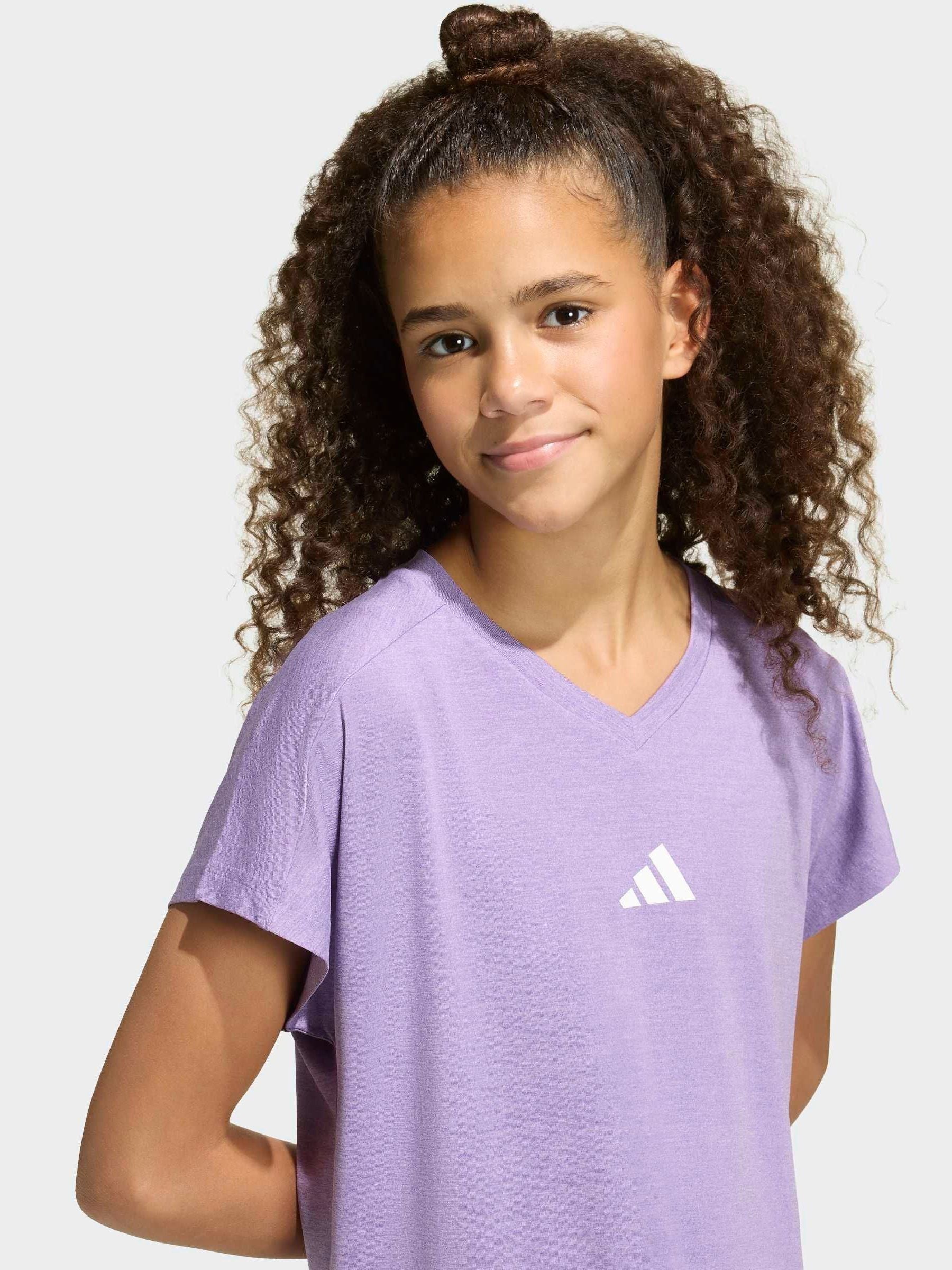 Dsiney Kidz - adidas Purple V-Neck Climacool T-Shirt image 3