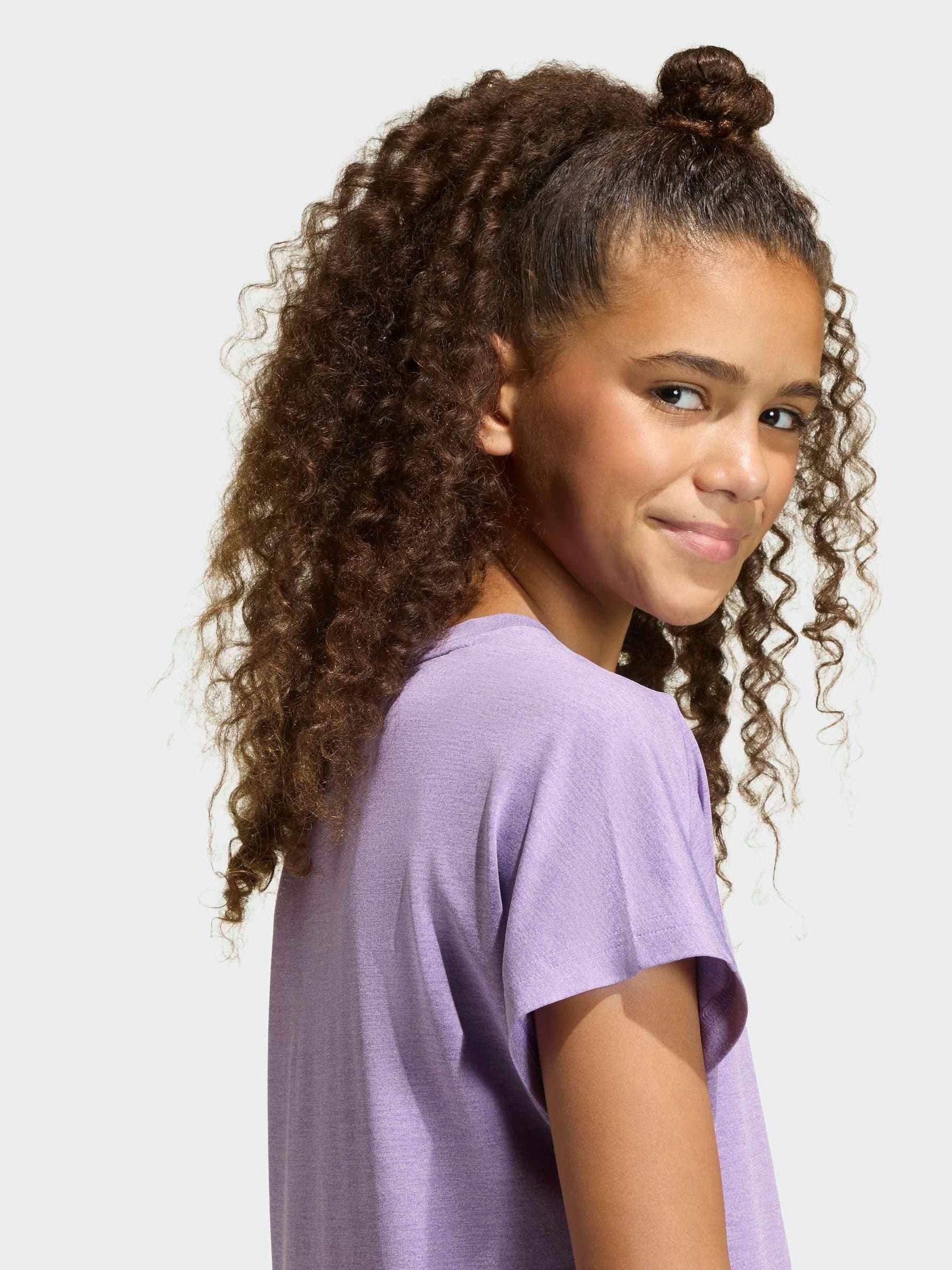 Dsiney Kidz - adidas Purple V-Neck Climacool T-Shirt image 4