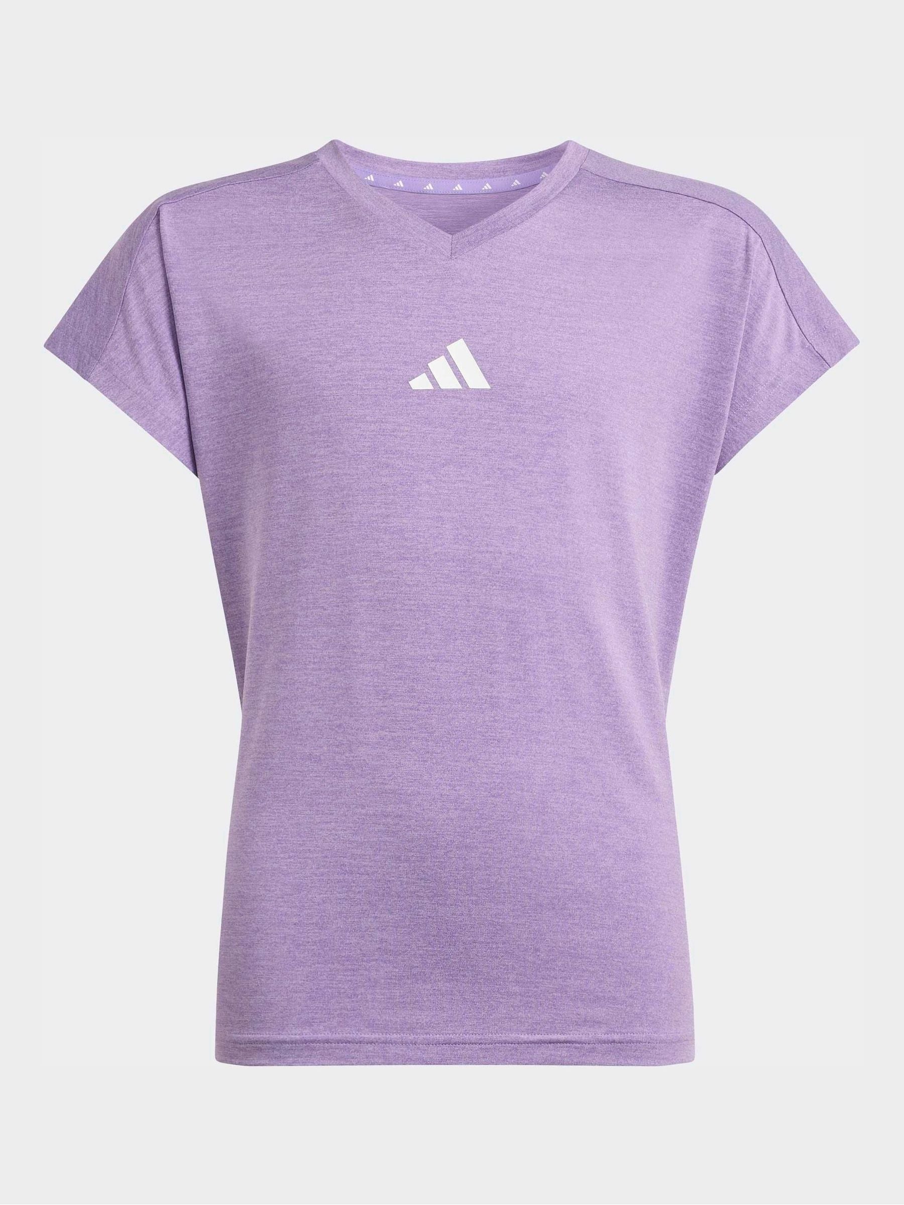 Dsiney Kidz - adidas Purple V-Neck Climacool T-Shirt image 5