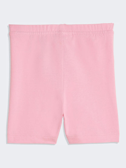 adidas Originals Pink T-Shirt and Cycling Shorts Infant Set image 4