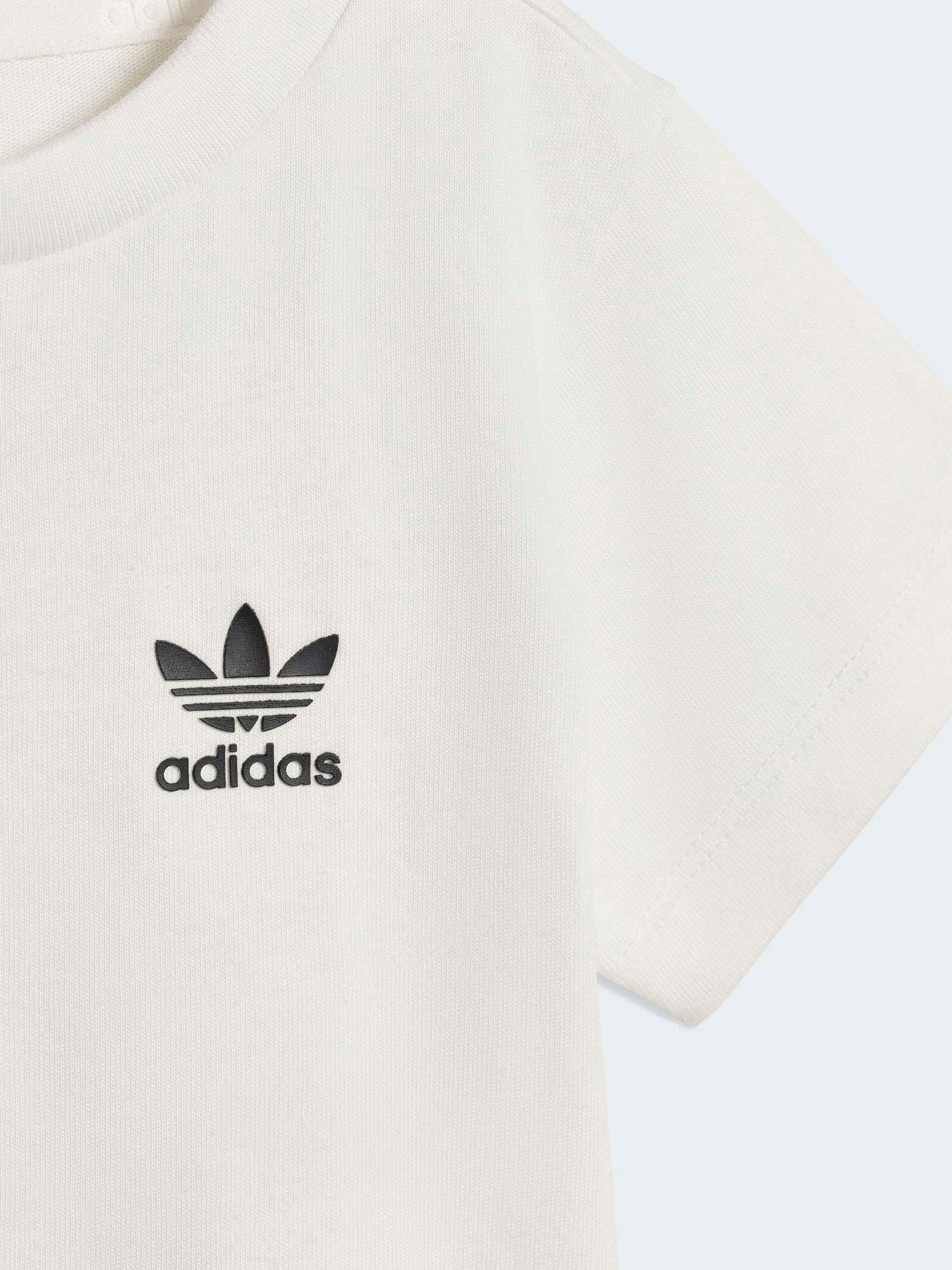 adidas Originals Pink T-Shirt and Cycling Shorts Infant Set image 6